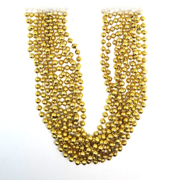 COLLARES M-GRAS 33" ORO (12)