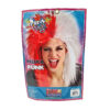 PELUCA PUNK BLANCO/ROJO