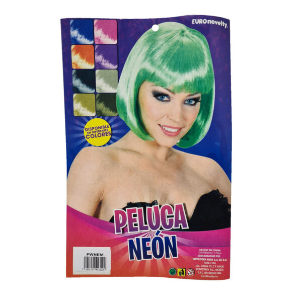 PELUCA NEON ECONOMICA MORADA