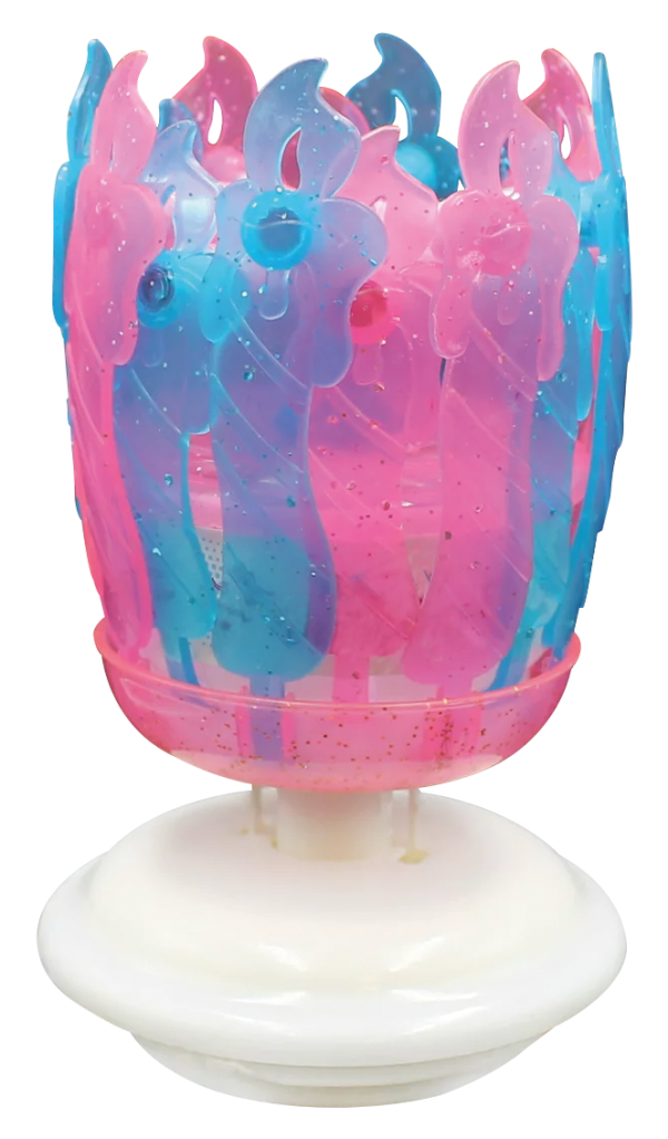 VELA MUSICAL GIRATORIA COLORES PASTELES - Imagen 3
