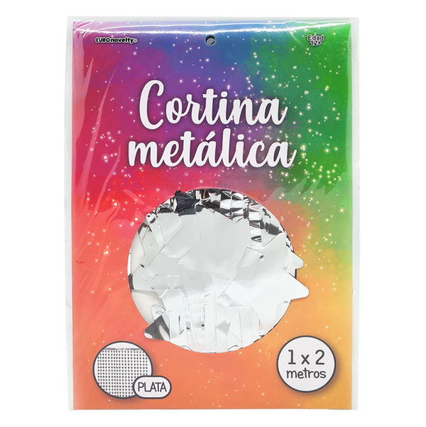 CORTINA METALICA ESTRELLAS PLATA