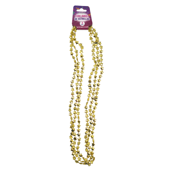COLLAR ESTRELLAS ORO